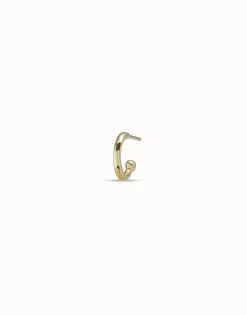Piercing bañado en oro de 18k de aro