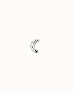 Piercing bañado en plata de ley de luna