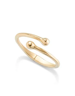 Pulsera bañada en oro 18k con muelle interior