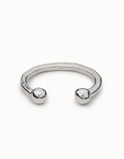 Pulsera bañada en plata de ley diseño clásico para mujer