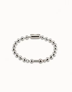 Pulsera de cadena bañada en plata de ley
