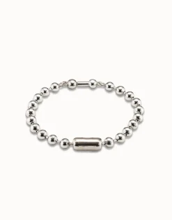 Pulsera de cadena bañada en plata de ley