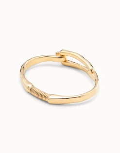Pulsera hebilla bañada en oro de 18k